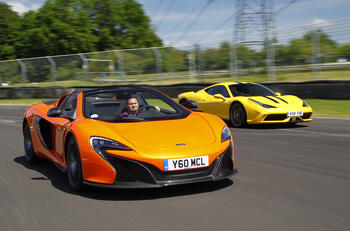 Which is quicker, Ferrari 458 Speciale or McLaren 650S?